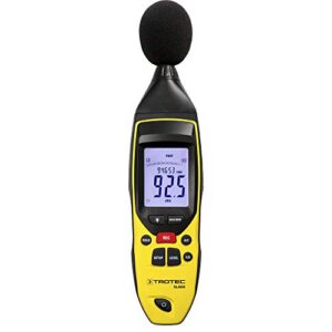 Dezibel Messgerät für präzise Schallmessungen, TROTEC SL400, 30 bis 130 dB (A), Klasse 2, Speicher 32.700 Messwerte