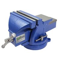 Schraubstock Parallelschraubstock mit Amboss für Werkbank Gusseisen, 150mm parallel 360° drehbar massiv schwer