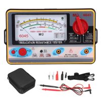 TY6045 Isolationswiderstandstester Megohmmeter tragbar 1000 V 5 MΩ-2000 MΩ Widerstand Messung ohm Messgerät ABS Meter 10-2000 m ± 10% Bogenlänge