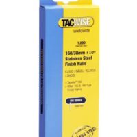 Tacwise 1097 Typ 16G / 38 mm Edelstahlnägel, Packung mit 1000 Stück - Edelstahl-Nägel für professionelle Nagelarbeiten mit 50 Jahren Korrosionsschutz