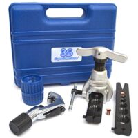 Taumel Bördelgerät - Set Bördelwerkzeug im Koffer mit Rohrentgrater und Rohrschneider für Handwerker