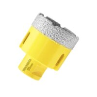 Professionelles Bohren von Fliesen, Porzellan, Keramik, Granit und Marmor mit dem Teronbeta Diamant-Fliesenbohrer 50mm, M14 Vakuumgelöteter Diamantbohrer