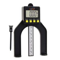 Tiefenmesser mit digitaler Anzeige, 0-80mm Messbereich, ideal für Trimmer, Router und Holzbearbeitung