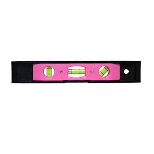 Torpedo-Level für Damen in pink, 9 Zoll, genaue Messung auf der Baustelle