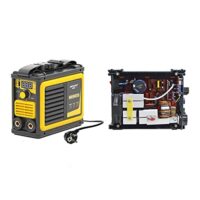 Ein tragbares Inverter-Lichtbogenschweißgerät für Heimwerker und Elektroarbeiten mit einer Leistung von 3000 Watt bei 220 Volt. Das Gerät verbindet Energieeffizienz und Präzision für professionelle Arbeiten.