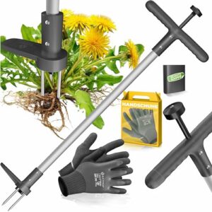 Effektiver Unkrautstecher mit Stiel für effizientes Entfernen von Unkraut im Garten, umweltfreundlich und ergonomisch