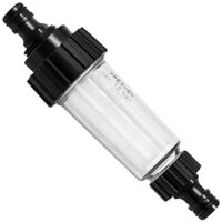 Wasserfilter mit Adapter für Hochdruckreiniger, Pumpe oder Wohnmobil, ideal für verunreinigte Wasserquellen