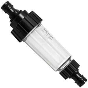 Wasserfilter mit Adapter für Hochdruckreiniger, Pumpe oder Wohnmobil, ideal für verunreinigte Wasserquellen