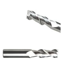 Hochwertiger Fräser für die Zerspanung von Aluminium, Kunststoffen und Holz mit polierten Schneiden