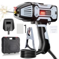 VOBOR Elektroden Schweißgerät, 200A Tragbares Handschweißgerät ARC mit IGBT Inverter, 220V Lichtbogenschweißgeräte für 1,6-3,2 mm Drahtstangen, Mini Schweissgerät