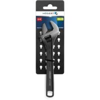 Verstellschlüssel 10 Zoll aus CrV-Stahl mit metrischer Skala und ergonomischer Gabelschlüssel für Werkstatt und Installation