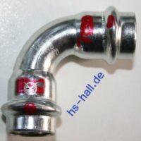 Kurve 90 Grad aus Stahl für Industrie- und Heizungsanlagen, Durchmesser 15 mm