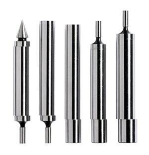 Präzise Kantentaster für Anwendungen, 5 Teile mit Durchmessern von 4, 10 und 12 mm, hochwertiges Werkzeug für Positionssuche und Kantenprüfung.