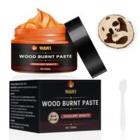 Holzbrennpaste, Wood Burning Gel, einfache Anwendung, DIY Pyrography Zubehör, für Selbstgestaltete Wood Malerei, ideal für Anfänger