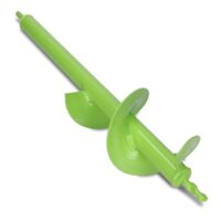 Erdbohrer 100 mm Ø, 600 mm lang für Bohrmaschine und Akkuschrauber - Gartenbohrer zum Pflanzen von Blumen, Sträuchern und Graben von Zaunpfahl-Löchern