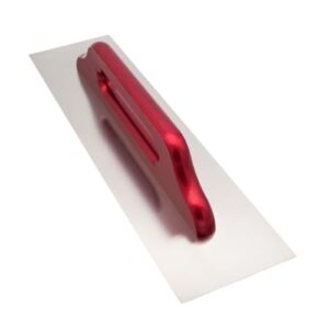 Professionelle Glättekelle für Heimwerker und Handwerker, hochwertiges Produkt mit rostfreier Edelstahlklinge und Holzgriff mit Anti-Rutsch-Beschichtung