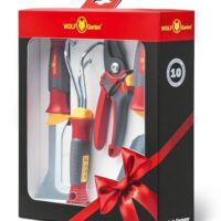 Kleiner aber feiner Geschenkset für Gartenliebhaber, enthält Gartenschere, Blumenkelle und weitere Werkzeuge aus Metall
