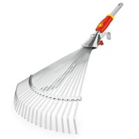 Hochwertiger WOLF-Garten Verstellbesen multi-star UC-M aus Deutschland mit flexiblen Federstahl für großflächige Reinigung