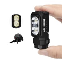 Superhelle 6 Modi EDC-Taschenlampe mit Magnet und wiederaufladbarer LED-Lampe, IP68-wasserdicht für Camping und Rettungseinsätze