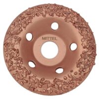 Weischer Hartmetall-Schleifscheibe 115 x 22,23 mm, mittlere Körnung, für Estrich, Beton, Stein, Mauerwerk, Fliesenkleber und Farbe