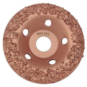 Weischer Hartmetall-Schleifscheibe 115 x 22,23 mm, mittlere Körnung, für Estrich, Beton, Stein, Mauerwerk, Fliesenkleber und Farbe