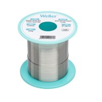 Bleifreier Lötdraht Weller WSW SCN M1, 0,5 mm Durchmesser, 99,3% Silber Legierung, 3,5% Flussmittelgehalt, geeignet für Elektronik und Maschinentechnik