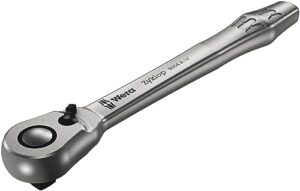 Wera 05004004001 8004 A Zyklop Metal-Knarre mit Umschalthebel, hochwertiges Werkzeug für Heimwerkerbedarf