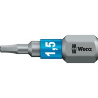 Hochwertiges Werkzeug für Innensechskantschrauben, 1 Stück, Wera BTZ Bit 840/1-1.5 x 25 mm