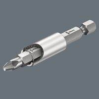 Wera Universalhalter mit starkem Sprengring, 1/4 Zoll x 200 mm, Werkzeug für Bits und Schraubenzieher