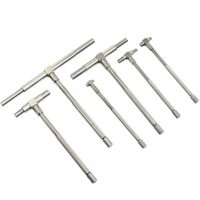 Professionelles Messwerkzeug für genaue Messungen, Teleskoplehren mit T-Bohrung Mikrometer Innenmessbohrungs Kit, Set 8-150 mm.