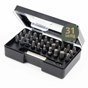 Wiha Essential Impact Bit Set 31-teilig inkl. Bitbox I PH, PZ, Sechskant, Torx - Schrauberbit-Set mit Bithalter für Akkuschrauber