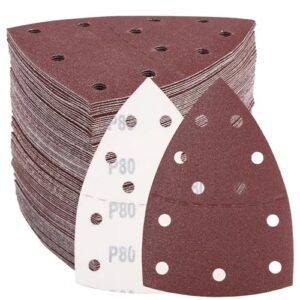 Effektives Schleifpapier für Detailschleifer mit Maus, Körnung 40 80 120 180 240 Multischleifer für Schleifen und Polieren