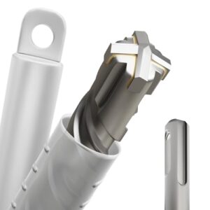 Professioneller Betonbohrer von Zenix mit 4 Vollhartmetallschneiden, ideal für Stein, Naturstein, Ziegelmauer und Stahlbeton