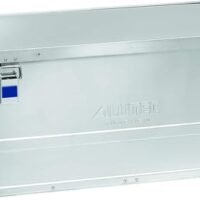 Werkzeugbox, Aluminiumbox, Aufbewahrungskiste, Gewicht 4,18 kg, 80 l Fassungsvermögen, staub-/spritzwassergeschützt