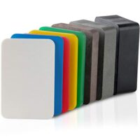 Universal Unterlegplatten aus Kunststoff, Mehrfarbige Unterlegplättchen, Abstandshalter Keile, Bodenbeläge, Laminat, Vinyl, Fliesen, Made in Germany