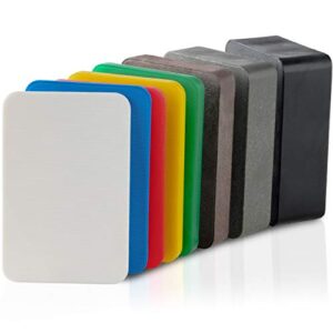 Universal Unterlegplatten aus Kunststoff, Mehrfarbige Unterlegplättchen, Abstandshalter Keile, Bodenbeläge, Laminat, Vinyl, Fliesen, Made in Germany