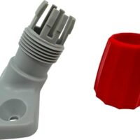 Ersatzteile für Besen, Befestigungszubehör für die Montage und Reparatur von Teleskopstielen mit Metallhalter und Gewindeadapter