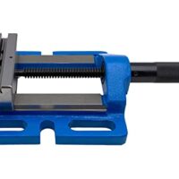 PAULIMOT Bohrmaschinen-Schraubstock 100 mm Backenbreite, hochwertiges Werkzeug für Heimwerker und Fachleute mit optimaler Aufspannmöglichkeit für verschiedene Arten von Werkstücken.
