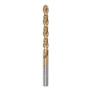 Verdrehte Bohrspitze aus Titanium mit M42-Stahl und 8% Kobaltanteil, beschichtet mit Gold-Titan im Nanomasstab, geeignet für Hartstahl, Titan Legierung, Edelstahl, Kupfer, Aluminium und Gusseisen