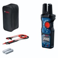 Bosch Professional Gabelstromzange GFM 1000-15 - ergonomische Zange mit invertiertem LCD und berührungslosem Spannungsprüfer für professionelle Baumuster