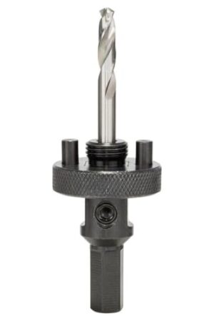 Bosch-Sechskant-Adapter für Lochsägen - professionelles Zubehör mit Standardadapter für Bohrmaschinen mit Sechskantschaftaufnahme