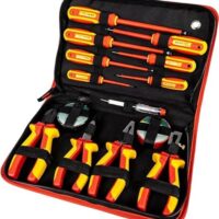 14-teiliges Schraubendreher-Set von Brüder Mannesmann mit Nylon-Tasche und Chrom-Vanadium-Stahl-Schneiden