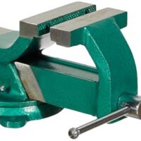 Brüder Mannesmann Schraubstock, 100 mm drehbar, Werkzeug für Heimwerker und Profis