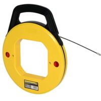 C.K Flexibel Nylon 30m Kabelziehhilfe, Elektroinstallation Einziehspirale für Heimwerker und Elektriker