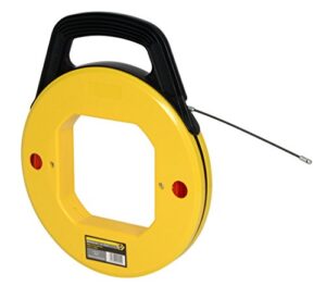 C.K Flexibel Nylon 30m Kabelziehhilfe, Elektroinstallation Einziehspirale für Heimwerker und Elektriker
