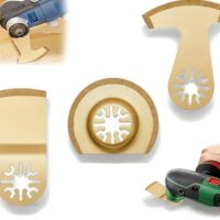 COZERI 3 Stück Multitool Sageblätter Hartmetall Zubehör für Fliesen, Fugenmortel und Beton - Industrielles Hartmetall für Werkstatt und Heimwerker, Universelle Markenkompatibilität, Langlebigkeit und Präzision