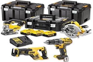 DeWalt Akku-Kombopack (4-tlg.) 18,0 Volt - Werkzeugset für Heimwerker und Profis
