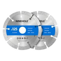2-teilige Diamantscheibe für schnelles und gutes Schneiden in verschiedenen Materialien wie Granit, Marmor, Pflasterstein, Beton, Stein, Ziegel, Bordstein, Sandstein und Kalkstein.