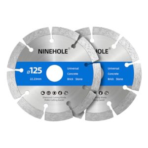 2-teilige Diamantscheibe für schnelles und gutes Schneiden in verschiedenen Materialien wie Granit, Marmor, Pflasterstein, Beton, Stein, Ziegel, Bordstein, Sandstein und Kalkstein.
