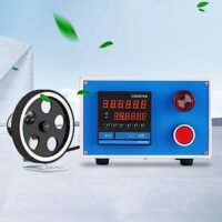 Digital Längenzähler Meterzähler mit Rotary Encoder Radrolle 0-999999 Längenmesser Zähler für automatische Längenmessung von Materialien wie Textil, Kabel, Papier und Seide